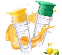 Lemon Squeezer, 2025 New Screw-Top Lemon Squeezer Manual Juice Extractor con filtro integrado Orange Citrus Press, Squeeze Lime for Cocktails, Drinks