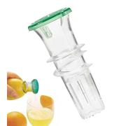 Lemon Squeezer - Manual Citrus Press Tool, Handheld Juice Extractor Device with Drip Guard Cover Feature, Seed Blocking Flow Control Mechanism, Ideal for Cocktails Cooking Baking Refreshments