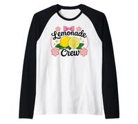 Lemon Stand Lemonade Lemon Juice Lemonade Girl Camiseta Manga Raglan