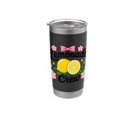Lemon Stand Lemonade Lemon Juice Lemonade Girl Vaso térmico de acero inoxidable de doble pared
