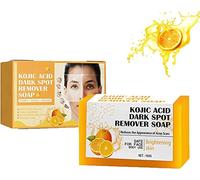 Lemon Turmeric Kojic Acid Soap,Kojic Acid Soap for Dark Spots, Turmeric Soap Bar, Kojic Acid Soap, Brightening Lemon Turmeric & Kojic Acid Soap, Remove Acne Blackheads Dark Spot (1pcs)