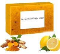 Lemon Turmeric Kojic Soap Fragrance, Lemon Turmeric Kojic Soap, Honey Glow Lemon Turmeric Soap for Face and Body (1, 1pcs)
