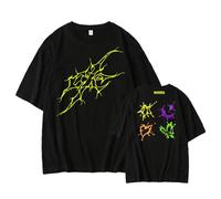 Lemonade Camisetas De Algodón A La Moda, Camiseta con Gráfico De, Compatible con Camisas De Verano For Mujeres, Adolescentes Y Hombres(Black,XL)