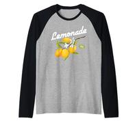 Lemonade Cute Lemon Fruit Fresh and Juicy Capri Lemons Camiseta Manga Raglan