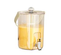 Lemonade Dispenser, Juice Water Container with Spigot and Filter, 5L Beverage Jug for Picnic Holiday Camping, Spill-Proof Drink Dispenser for Restaurant Outdoor Hosting Events