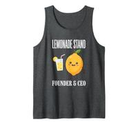 Lemonade Stand Fundador y CEO Lemon Juice Lemonade Stand Camiseta sin Mangas
