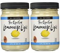 Lemonaise Light - A Zesty Citrus Mayo - All Natural Light Lemon Mayonnaise For Sandwich Spreads, Dips, and Dressings - 12 Ounce Jar (Pack of 2)