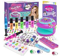 LemonDream Juegos de Arte de Pintauñas para Niñas de 6 7 8 9 10 11 12 años Kits de Esmalte de Uñas Maquillaje para Niñas