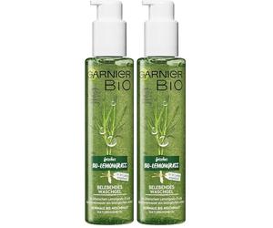 Lemongrass Aceite para limpieza facial, glicerina vegetal, Garnier Bio Lemongrass Belebendes Waschgel, Naturkosmetik, 150 ml (Paquete de 2)