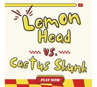 Lemonhead Vs. Cactus Skunk (Goody Goody "Vs." Coloring Books)