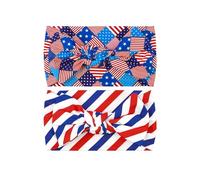 LemonSpace Accesorios hechos a mano para el 4 de julio, lazos para bebé de Estados Unidos, elásticos, suaves, para recién nacidos, niñas, niños, diademas para niños pequeños, diseños modernos y