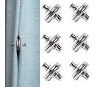 LEMONSTONE 6 pares de imanes para cortinas, alzapaños magnéticos, alzapaños magnéticos, alzapaños magnéticos para cortinas, alzapaños magnéticos para cortinas, alzapaños magnéticos