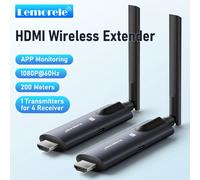 Lemorele 5G 200M transmisor y receptor HDMI inalámbrico reunión transmisor Bluetooth Audio para ordenador portátil TV proyector Monitor vino Only TX