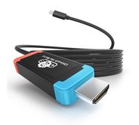 Lemorele Adaptador USB C a HDMI, Compatible con Switch 2/OLED, Cable HDMI 2.0 4K@60Hz de 2 m con PD 100W, Plug & Play, Alternativa al Dock TV, Compatible con Steam Deck, ROG Ally, Portátil, Tablet, TV