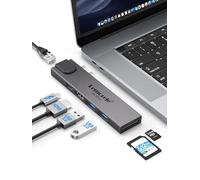 Lemorele Hub USB C Adaptador MacBook Air/Pro M1, Hub USB C 7 en 2 con Thunderbolt 3, Gigabit Ethernet, 2 USB 3.0, HDMI 4K@60Hz, SD/TF 3.0, USB C para MacBook Air/Pro M1 2016-2021