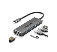 Lemorele Hub USB C HDMI 4K - 6 en 1, Aluminio Espacial Adaptador USB C Hub con 3 USB 3.0, Carga Rápida de 100 W, para Macbook Air/Pro M1, iPad Pro M1, Chromecast, Windows, Switch, Teléfono Móvil y más