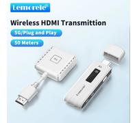 Lemorele-Kit extensor de transmisor y receptor de vídeo HDMI inalámbrico, adaptador de pantalla, Dongle para Monitor de TV, proyector, interruptor, PC HDMI Only TX