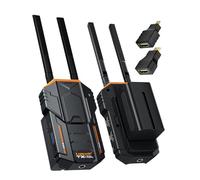 Lemorele Kit HDMI Inalámbrico 200 m, 2x4400mAh, 1080P@60Hz, Loop-out | Hasta 4 RX y autonomía aprox. 4,5 h; ventilador integrado para fotografía, grabación, streaming en directo y monitorización