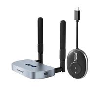 Lemorele Kit HDMI Inalámbrico USB-C 50 m, 1080P@60Hz, hasta 8 TX por 1 RX | TX USB-C para contenido de PC, Mac y Chromebook a TV, monitor o proyector; varios transmisores pueden vincularse al mismo RX