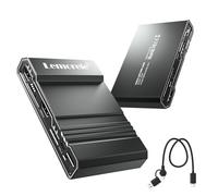 Lemorele Tarjeta de captura de video HDMI 4K con USB 3.0, para transmisión y grabación desde laptop, PC, Mac, iPad, videocámara, PS5, PS4, Xbox Series X/S, Switch a través de DSLR OBS con latencia