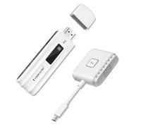 Lemorele Transmisor y Receptor HDMI Inalámbrico, con Puerto USB-C, Compatible con 8 Transmisores a 1 Receptor, para transmitir Videos Desde portátiles con USB-C a HDTV, monitores y proyectores