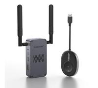 Lemorele Transmisor y Receptor HDMI inalámbricos para Streaming, Plug & Play, para transmitir Video y Audio Desde PC/TV Box a Monitor/proyector, soporta 8 TXS a 1 RX