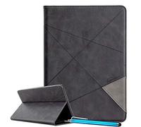 LEMORRY Funda para Samsung Galaxy Tab S7+ / T970 / T976B Carcasas de Tableta Cuero Funda Premium Flip Cover con Ranuras para Tarjetas, Pie de Apoyo, Oculto-magnético (Negro)