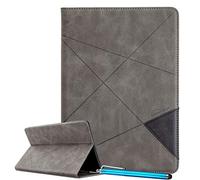 LEMORRY Smart Funda para Samsung Galaxy Tab S5e / T720 T725, Funda de Tableta Cuero Premium Flip Cover con Ranuras para Tarjetas, Pie de Apoyo, Oculto-magnético, [Sueño Automático & Despierta] (Gris)