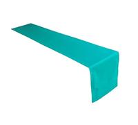 Lemos Home Camino de Mesa algodón, colección Concepto, Color y tamaño a Elegir (Camino de Mesa - 40 x 180 cm, Verde Esmeralda)