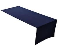 Lemos Home Camino de Mesa algodón, colección Concepto, Color y tamaño a Elegir (Camino de Mesa - 45 x 120 cm, Azul Marino)