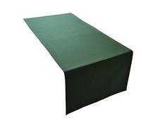 Lemos Home Camino de Mesa algodón, colección Concepto, Color y tamaño a Elegir (Camino de Mesa - 45 x 150 cm, Verde Oliva)