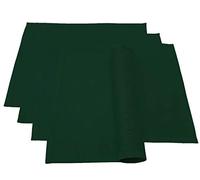 Lemos Home Juego de manteles Individuales, 4 Unidades, Muchos Colores (Verde Oscuro), 46 x 36 cm