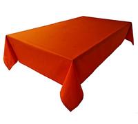 Lemos Home Mantel algodón, colección Concept, Color y tamaño a Elegir (Mantel - 120 x 160 cm, Naranja)