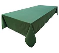 Lemos Home Mantel algodón, colección Concept, Color y tamaño a Elegir (Mantel - 150 x 260 cm, Color Verde Oliva)
