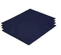 Lemos Home Manteles Individuales, 4 Unidades, 100% algodón, colección Concepto, Color y tamaño a Elegir (Juego de 4 manteles Individuales - 46 x 36 cm, Azul Marino)