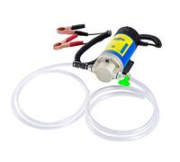LEMOTO 12V 100W Bomba de Transferencia de Aceite de Motor,Bomba Extractora de Fluido Diesel Eléctrica,Bomba de Aceite Diesel de Bajo Ruido Equipada con 3 Tubos