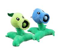 Lempefe 2 piezas plantas contra zombies peluche juguete PVZ azul verde Peashooter peluche muñeca peluche peluche