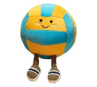 Lempefe Bonita pelota de voleibol, muñeca, suave, divertido, voleibol de peluche, regalo, decoración de habitaciones (26 cm)
