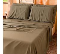 L'Emporio Casa Juego de Sábanas de Franela de Color Liso para Cama de Matrimonio, Cálidas, de Algodón Invernal, Felpudas en Franela Anti-Bolas 100% Algodón, (Fangio)
