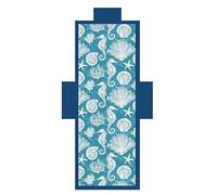 L'Emporio Casa Toalla de playa y piscina con bolsillos y cojín - Tumbona digital de suave microfibra de poliéster (Cavalluccio)