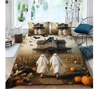 LEMRIXL Juego de Nórdica de Moda Cama 135/150 Gothic Fantasma A11075 | Juego de Cama de Extra Suave de Tamaño Grande, 220x240 cm, Cierre de Cremallera, Apto para Cualquier Época del Año, 3 Piezas