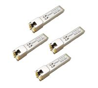 Lemspum Transceptor SFP-T SFP a RJ45 de 1,25 G 10/100/1000Base-T SFP de cobre 100 m RJ-45 módulo de fibra óptica ampliamente compatible con Cisco GLC-T/SFP-GE-T/GLC-TA, Supermicro, TP-Link, Broadcom