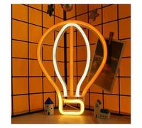 LEMST Arte Neón Moderno Letreros De Neón De Globo Aerostático Para Decoración De Pared, Luz De Globo De Fuego De 30cm