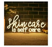 LEMST Decoración Lámparas Letrero De Neón LED Skincare Is Self Care