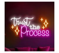 LEMST Decoración Lámparas Letrero De Neón Trust The Process