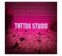 LEMST Luces de neón Tattoo Studio Letrero De Neón Luz LED Para Salón De Belleza Tienda Decoración De Pared Comercial Lámpara Iluminada Por USB Regulable 15.75inx3.62in(Rose red)