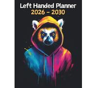 Lemur Left Handed Planner: 5 Year Monthly | Large 60 Month Calendar | Gift For People Who Love Tropical Rainforest Animals, Wildlife Lovers | Ideal ... and Busy Individuals | 8.5 x 11 Inches | v1