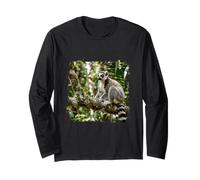 Lémur Vida Silvestre Animal Selva Bosque Árbol Rama Tropical Manga Larga