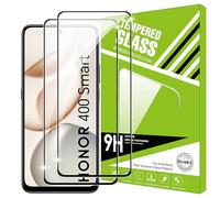 Lemxiee Cristal Templado para Honor 200 Smart & Honor 400 smart 5G Protector pantalla [2 pieza] Vidrio templado Protector