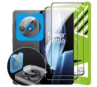 Lemxiee Cristal Templado para OnePlus 13R Protector pantalla [2+1 pieza] Vidrio templado Protector de Lente cámara y HD vidrio templado